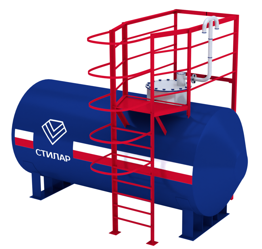 Горизонтальный резервуар РГСН аварийного запаса воды 50 м³ от завода-производителя