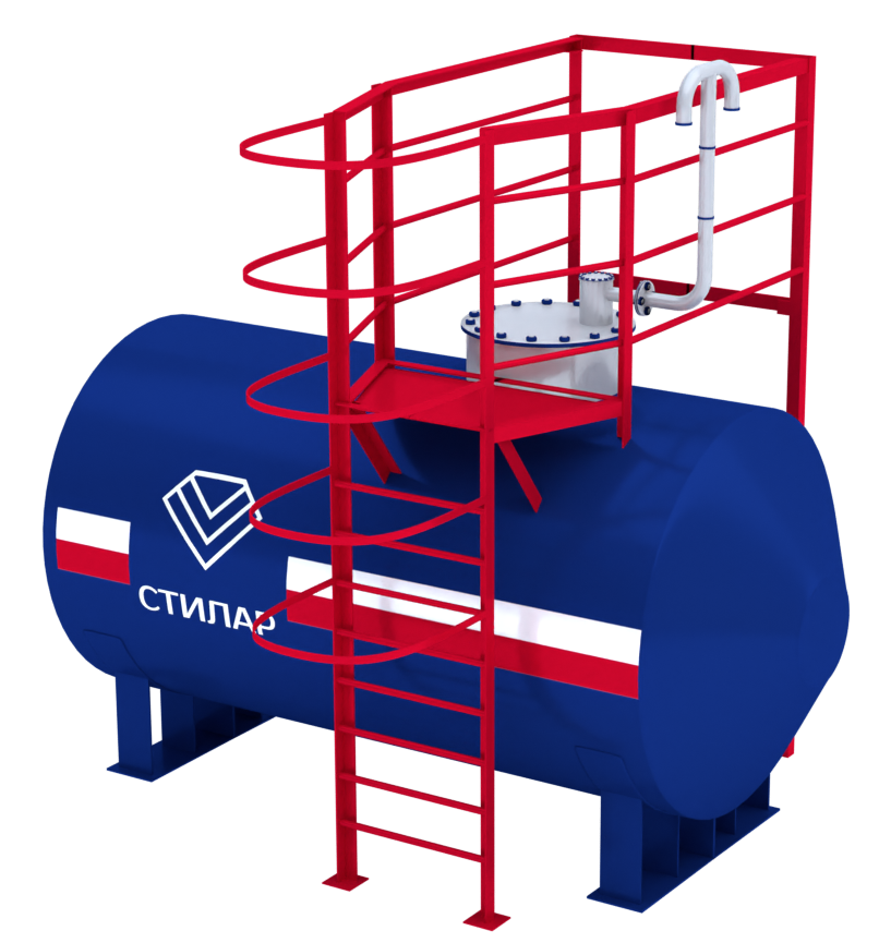 Горизонтальный резервуар РГСН для аварийного запаса воды 25 м³ от завода-производителя